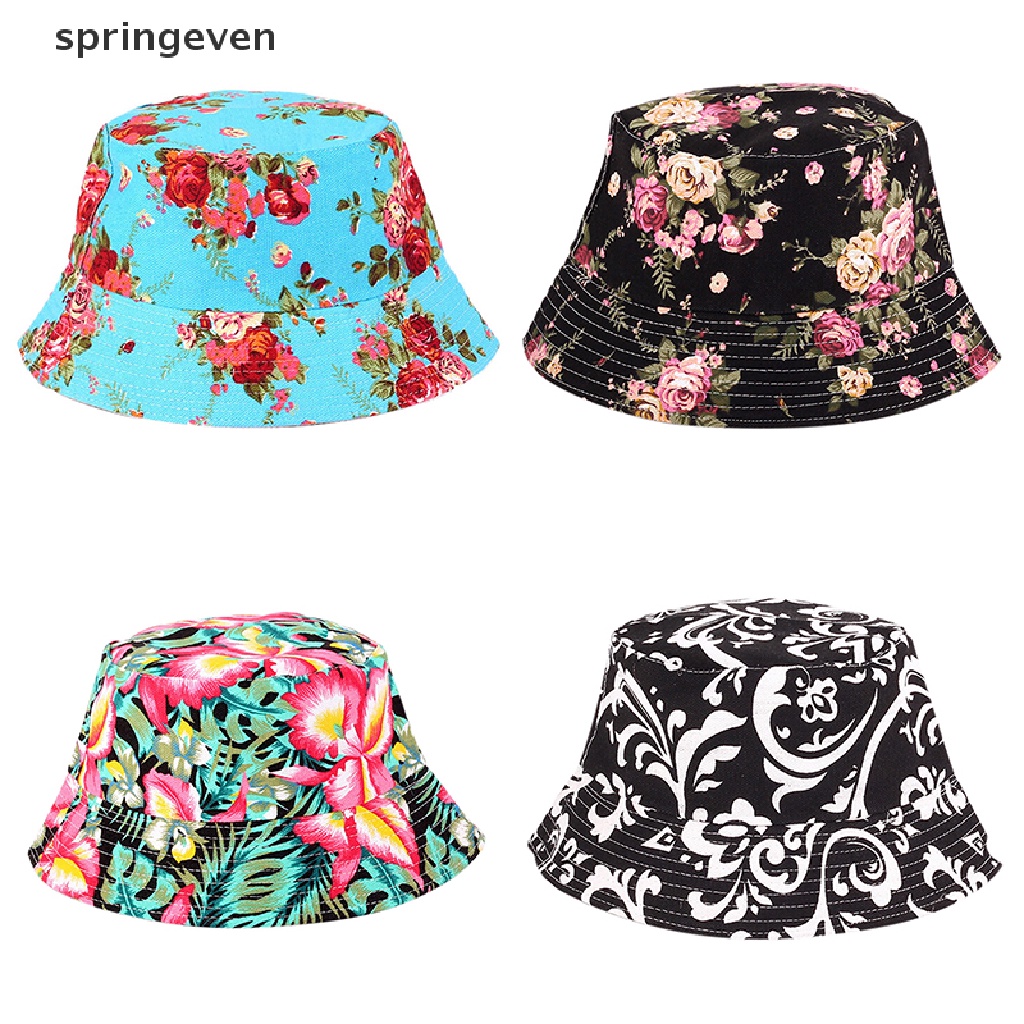 Mũ Tai Bèo Chống Nắng Ngoài Trời Mẫu Mới Unisex Boonie Hung Câu Cá Họa Tiết Hoa Cho Nam Và Nữ