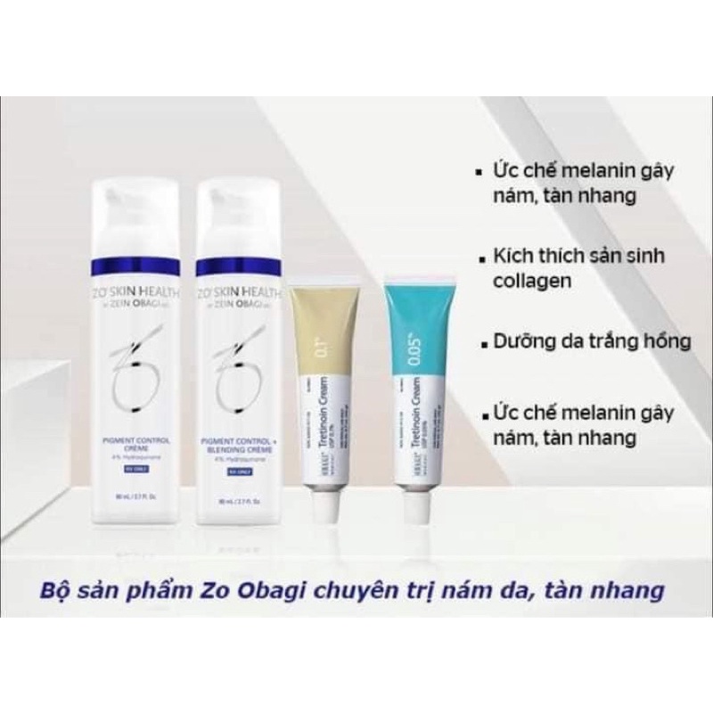 CT⭐ Kem giảm nám trắng da Zo Pigment Control Brightening Crème 4% HQ + 20% Vit C 81ml