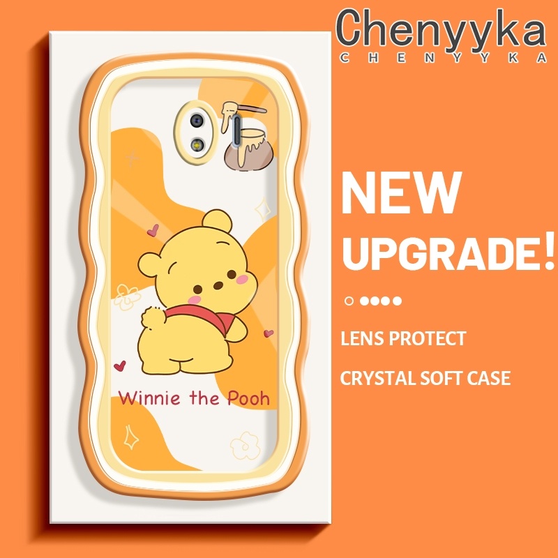Ốp Điện Thoại Viền Gợn Sóng Hình Winnie the Pooh Samsung galaxy J2 Pro 2018 J2 Prime / J2 Pro 2018 J2 Prime