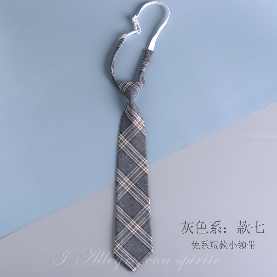 Cà Vạt Họa Tiết Kẻ Sọc Màu Xám Phong Cách Retro Thời Trang Cho Nam Và Nữ