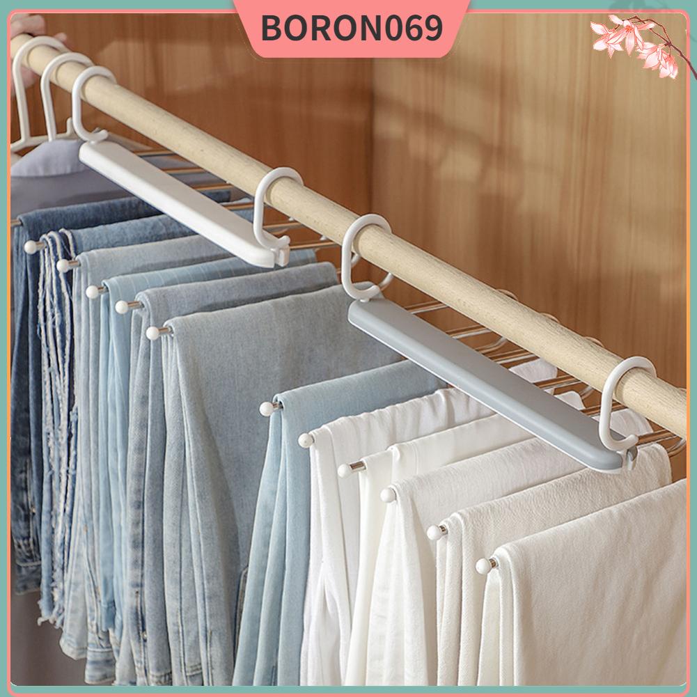 Móc treo quần áo Giá treo quần gấp  móc treo đồ đa năng thông minh gấp gọn 6 lớp Boron069