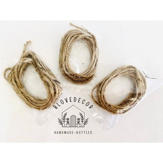 1m dây thừng dừa 2mm trang trí chai lọ