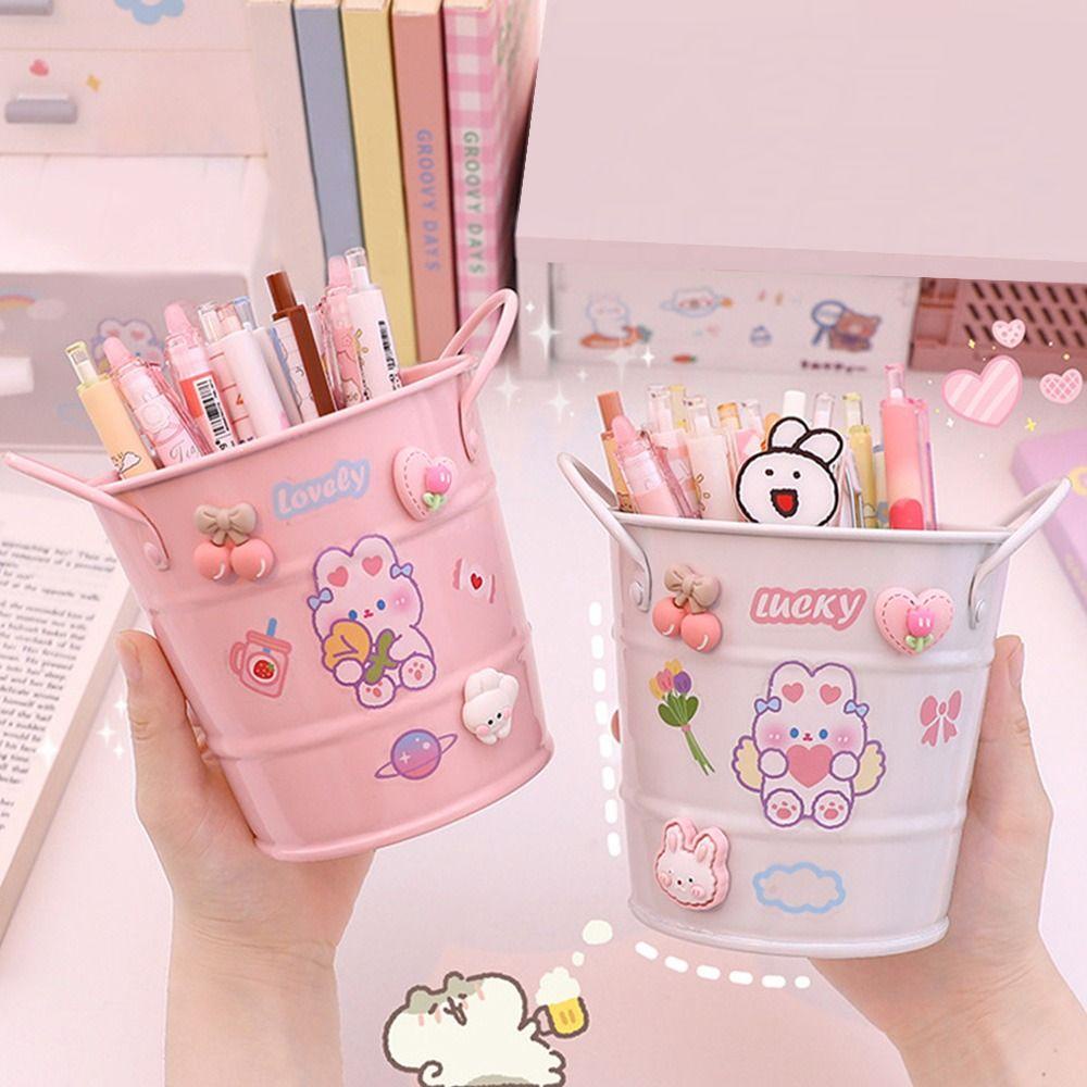 RAINBOW Hộp Đựng Bút Đa Năng Họa Tiết Hoạt Hình Xinh Xắn Ốp