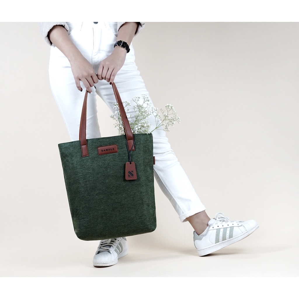 Túi tote phong cách nhật bản  - Dark Green
