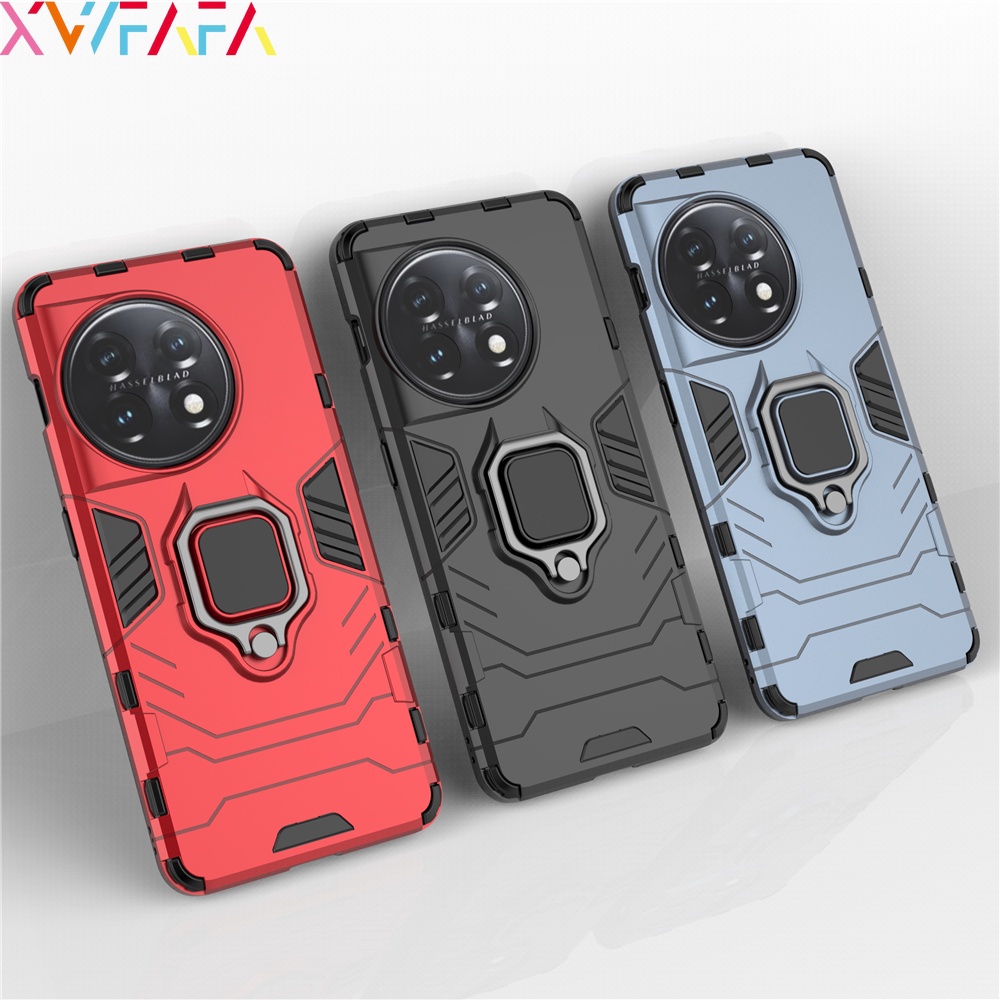 Ốp Điện Thoại Kiểu Giáp Chống Sốc Sang Trọng Kèm Giá Đỡ Cho OnePlus 11 5G OnePlus AcePro AcePro Aceace2 OnePlus 10T 10R 10Pro