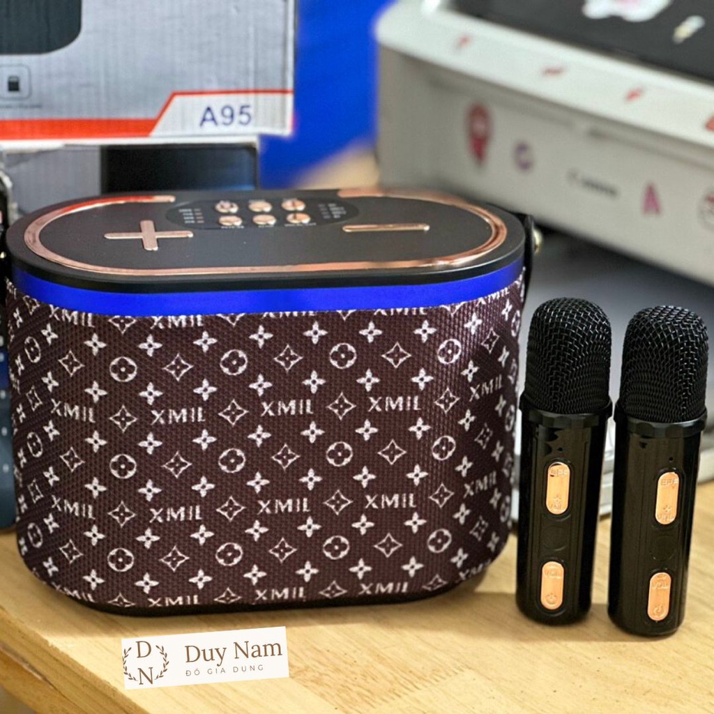 Loa Kèm Micro Karaoke Bluetooth Không Dây