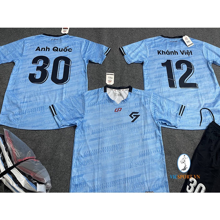Quần Áo Thương Hiệu CP VIDOR Chất Lượng Cao Cấp, Áo Đá Bóng Không Logo - Vicsport