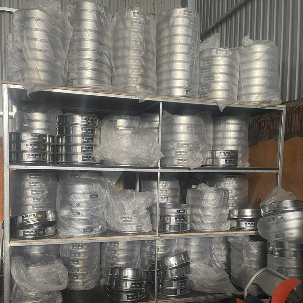 Sàng rây thí nhiệm tiêu chuẩn 30cm Inox không gỉ D300 đủ các cỡ mắt lưới