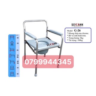 (Hoả tốc HCM) Ghế bô tròn không bánh xe Lucass G-26 (G26)