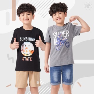 Áo Phông Bé Trai Size Đại , Áo Thun Trẻ Em Cộc Tay Chất Cotton Hình In Đẹp Cho Bé Cỡ 3-11 Tuổi (11kg đến 40kg)