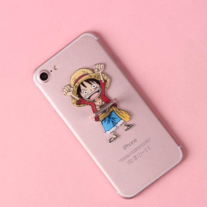 Giá Đỡ Điện Thoại Hình Nhân Vật Hoạt Hình One Piece Dây điện thoại di động