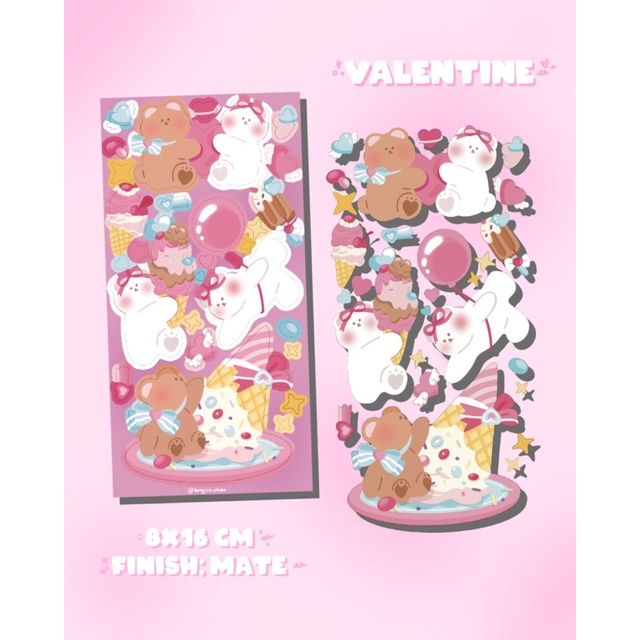 bongjua | sticker Valentine-nhãn dán tình iu💕