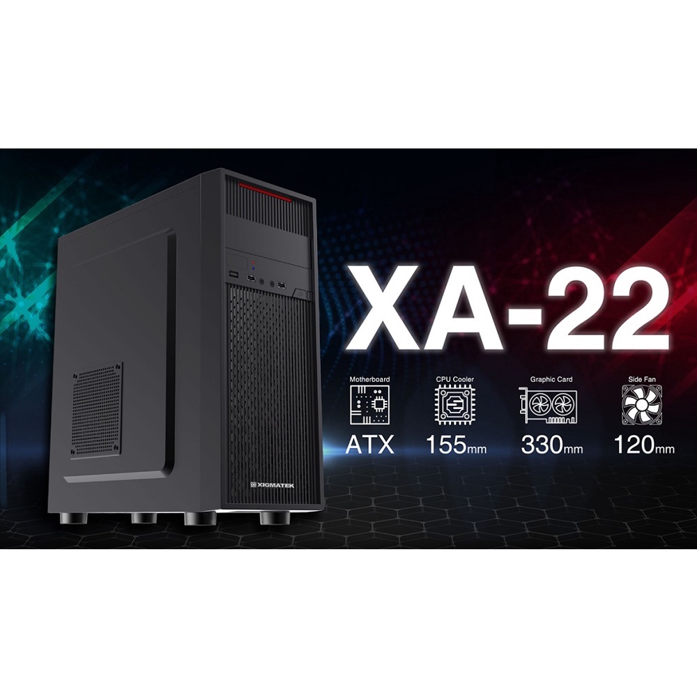 VỎ case xigmatek NYX 3F - xigmatek elite one 3fx - XA22 vỏ gaming văn phòng giá rẻ chính hãng BH 12 tháng | BigBuy360 - bigbuy360.vn