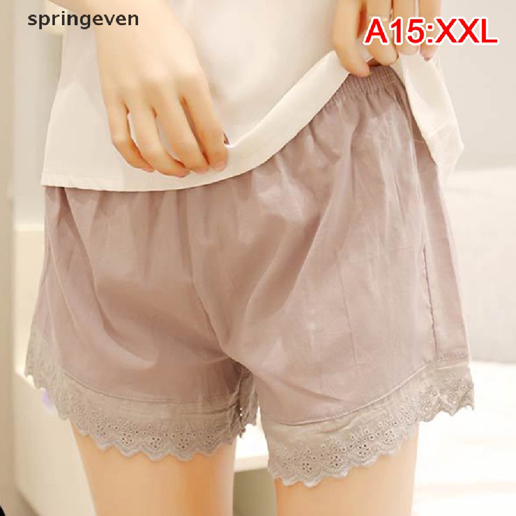 Quần Lót Boxer Cotton Ngắn Mặc Ngoài Trời An Toàn Màu Đen Cho Nữ