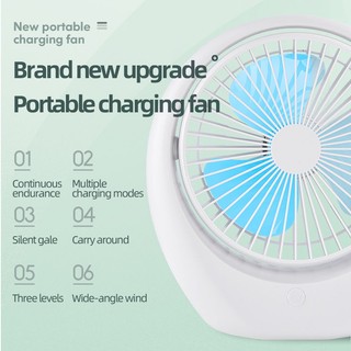 Quạt mini sạc usb Để Bàn Không Ồn