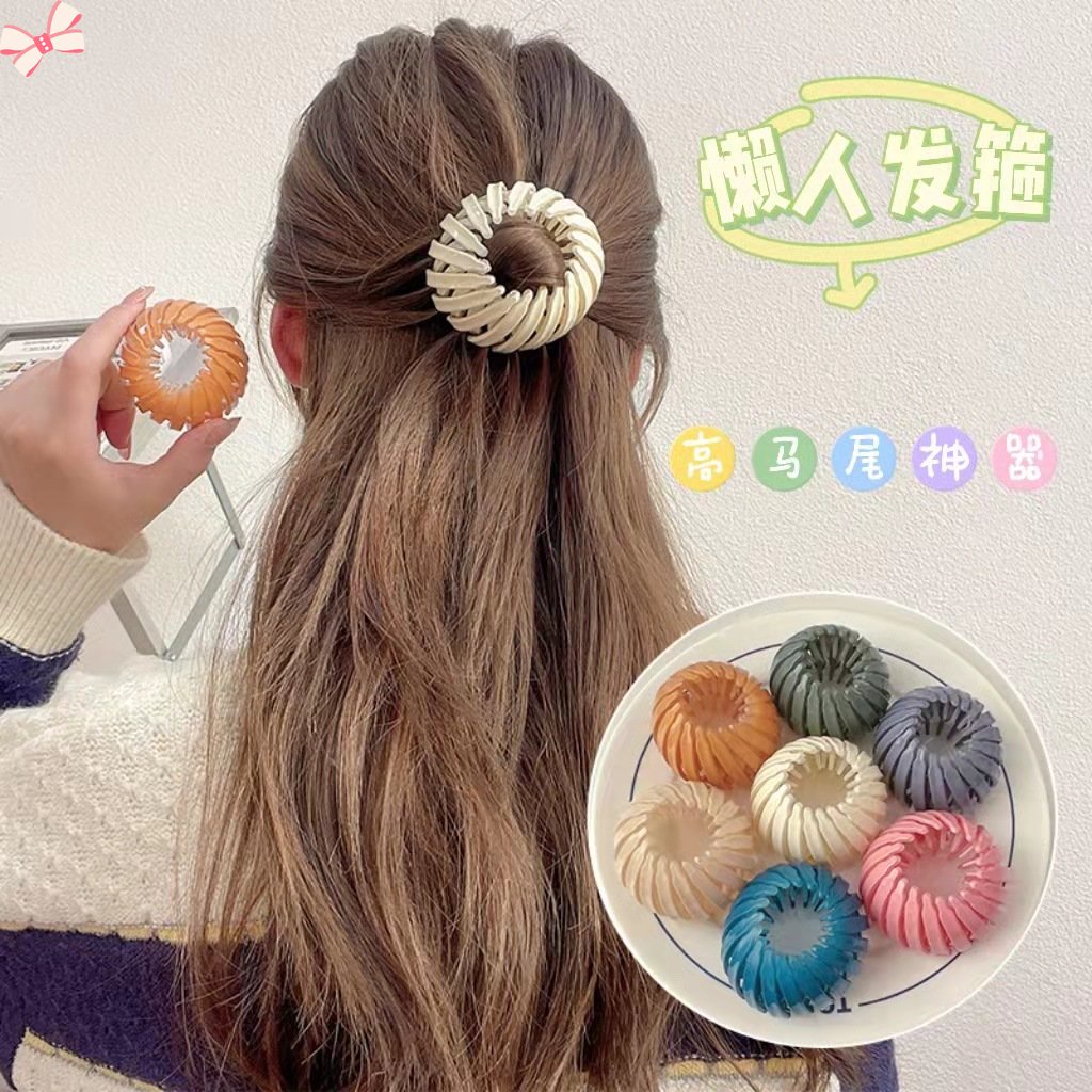 Kẹp tóc tạo kiểu đuôi ngựa phong cách Hàn Quốc thời trang ruiyan