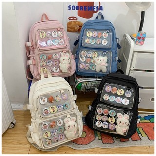Ba lô đi học / đựng laptop thời trang kawaii ita diy sang trọng sành điệu cho nữ