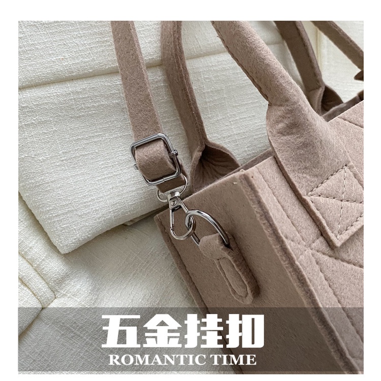 Túi Xách Đeo Vai Sức Chứa Lớn Màu Sắc Đơn Giản Cho Nữ