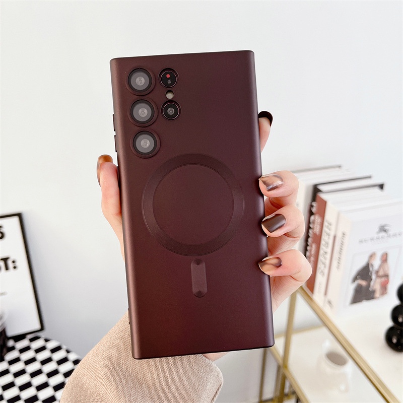 Ốp Điện Thoại Silicone Mềm Dạng Nhám Chống Sốc Cho Samsung S23 Ultra 5G Galaxy S22 Ultra S22 + S21 Plus