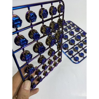 Chụp ốc 7 màu Titan vỉ 30 con 6 size khác nhau.