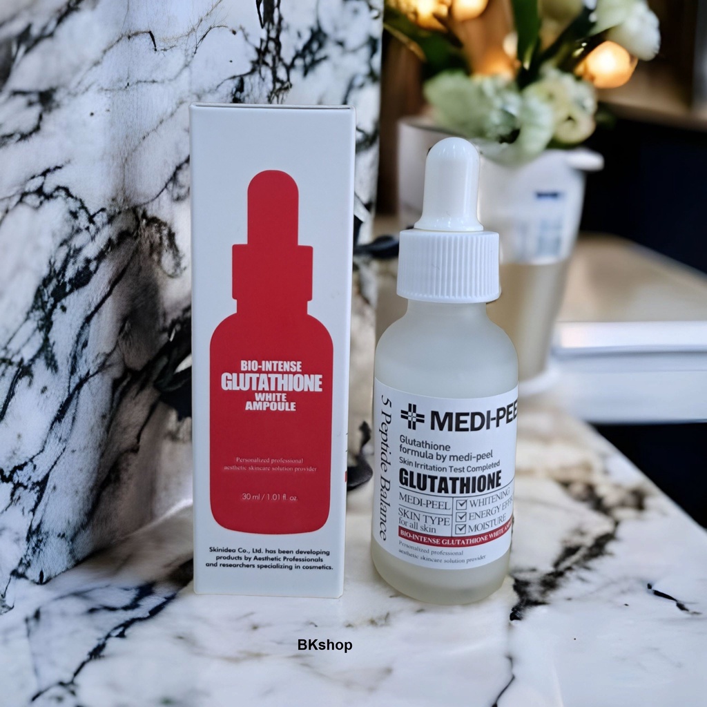 Tinh chất serum dưỡng trắng da ,mờ thâm nám MEDI PEEL BIO-INTENSE GLUTATHIONE WHITE AMPOULE 30ml