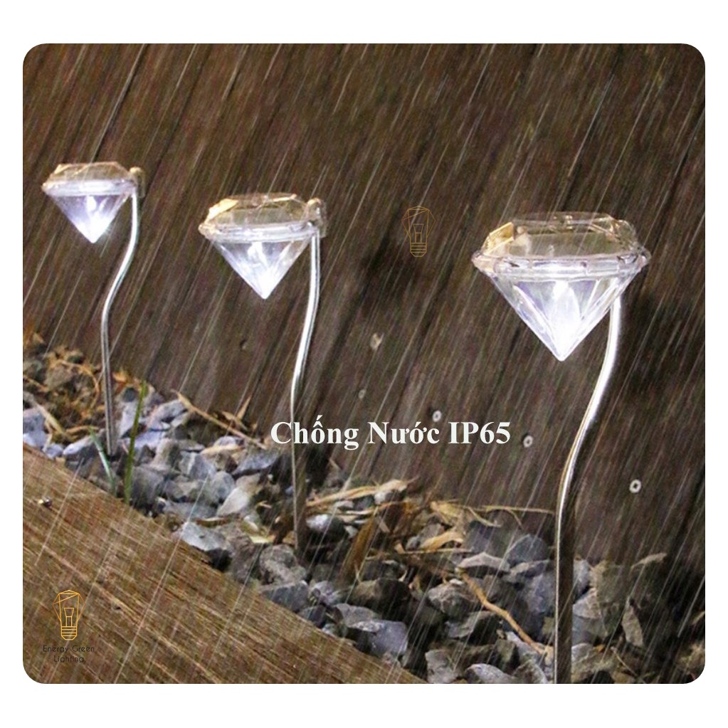 Đèn LED Cắm Cỏ K im Cương Energy Green Lighting MT-1232 - Sử Dụng Năng Lượng Mặt Trời - Thân Bọc Thép Không Gỉ