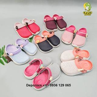 (Bảng Màu 2) Dép cross literide cho bé siêu êm, siêu bền, tặng kèm 4 sticker 2D loại đẹp  - Nhà Cá Sấu