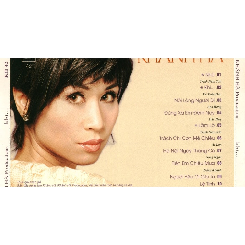 ĐĨA CD 34.KHI -KHÁNH HÀ - 1997 chất lượng cao