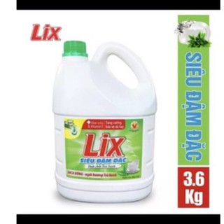 nước rửa chén siêu đậm đặc lix 3.6kg
