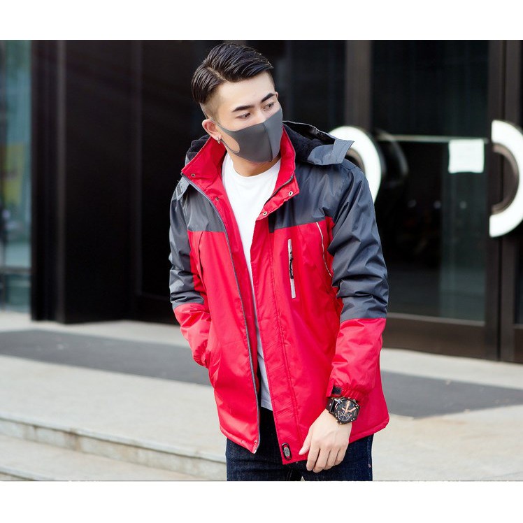 - Áo khoác nam nữ CHỐNG NƯỚC, 3 lớp, Lót Lông Cừu Siêu ẤM