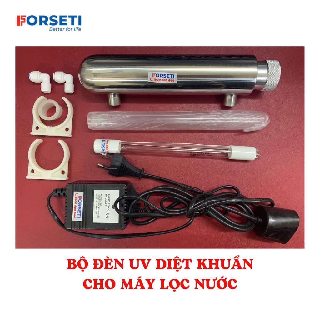 Bộ đèn UV diệt khuẩn máy lọc nước (dùng cho các máy Karofi, Kangaroo...) - Bộ đầy đủ như hình
