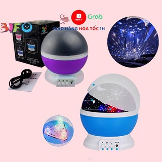 Đồ chơi trẻ em đèn chiếu sao tự xoay tròn thần kỳ 360 Star Master pro