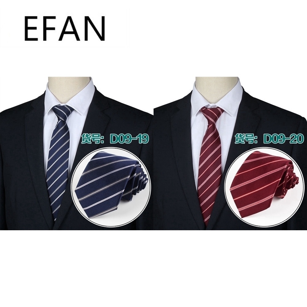 EFAN Cà Vạt Nam 7cm Họa Tiết Đơn Giản Lịch Lãm Thời Trang D09-1-20