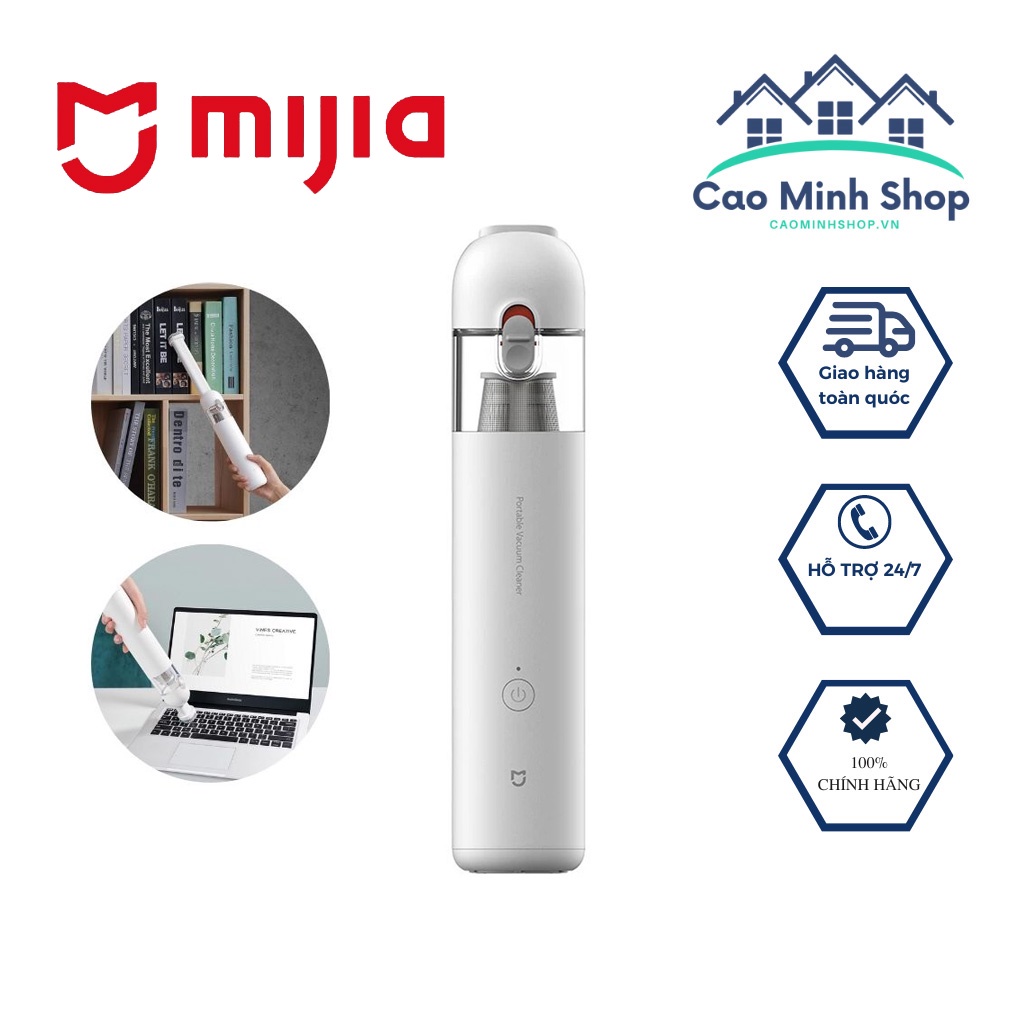 Máy hút bụi cầm tay không dây Xiaomi Mijia SSXCQ01XY hút bụi oto Mi Vacuum Cleaner Mini công suất 120W - Cao Minh Shop