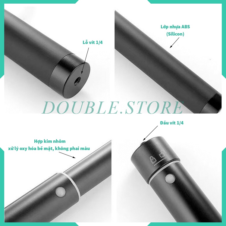 Gậy Nối Dài Phiên Bản Cao Cấp Nhất Chuyên Dùng Cho Gopro Điện Thoại Gimbal