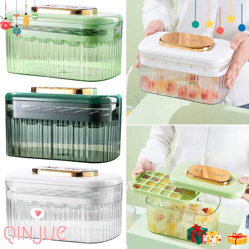 Khuôn Làm Đá Viên Dạng Nhấn Tiện Dụng Cho Gia Đình