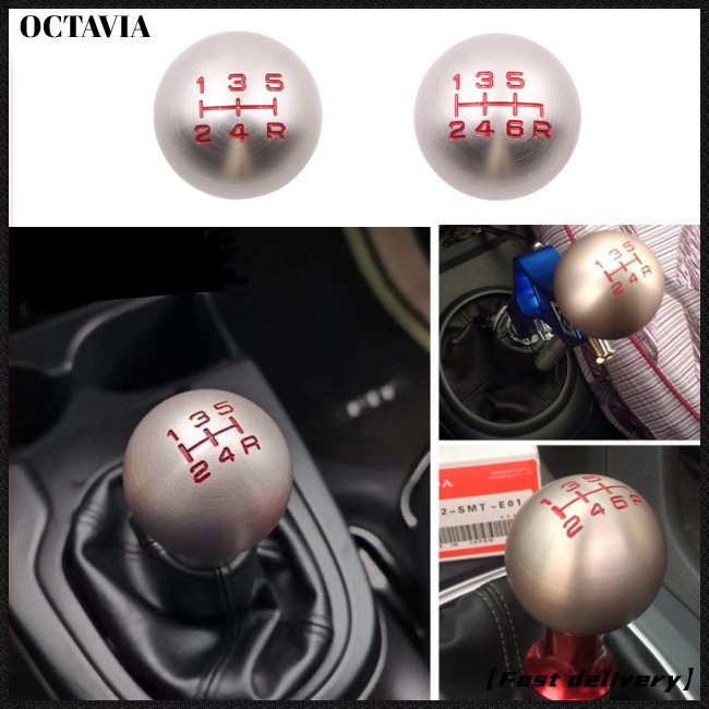 1 Bộ Cần Gạt Số Hình Cầu Bằng Hợp Kim Nhôm Cho Xe Hơi Honda
