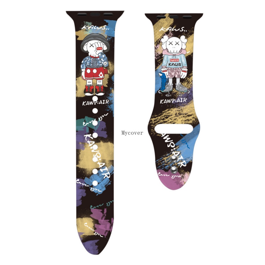 Dây Đeo Bằng Silicone Cho Đồng Hồ Thông Minh Series Ultra 8 7 6 SE 5 4 3 2 1 Kích Thước 49mm 45mm 41mm 44mm 40mm 42mm 38mm