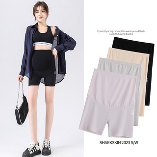 Quần legging ngắn tập yoga thời trang mùa hè cho mẹ bầu