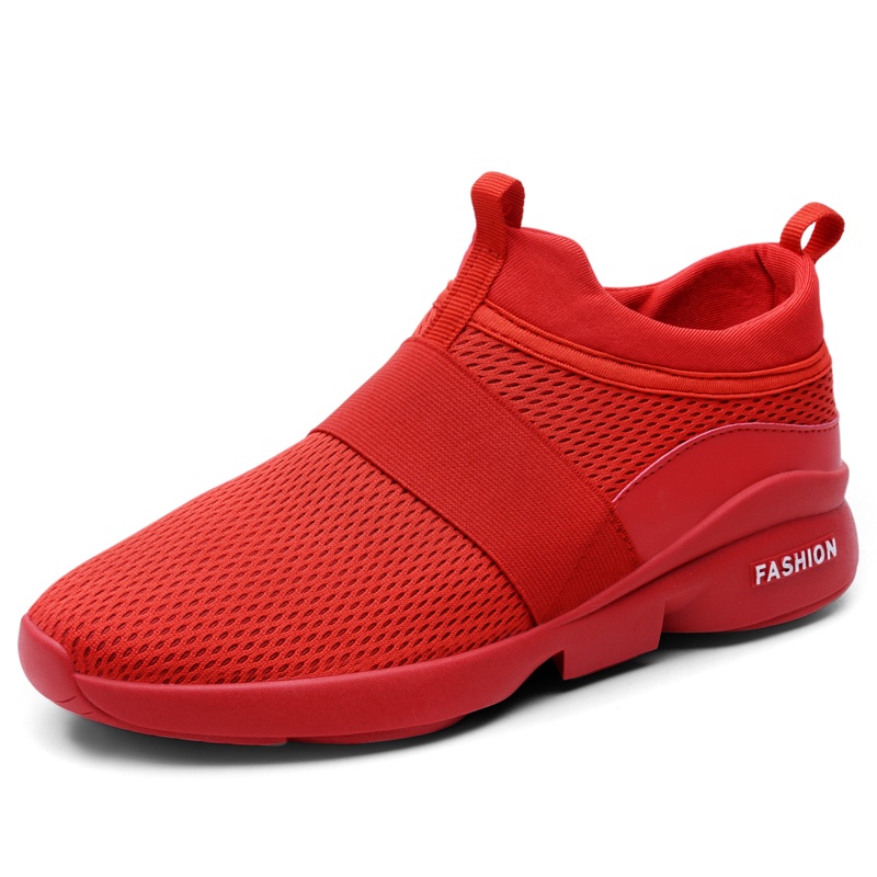 Giày Thể Thao Chạy Bộ Vải Dệt Siêu Nhẹ Thoáng Khí Thời Trang Cao Cấp Cho Cặp Đôi Size 36-48