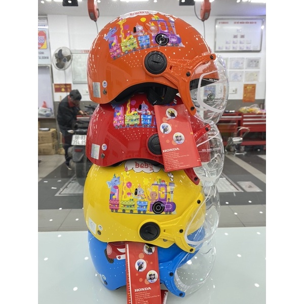 Mũ bảo hiểm trẻ em HONDA Chính hãng an toàn cho bé