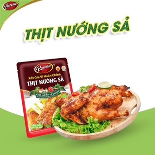 Xốt Thịt Nướng Sả gói Gia Vị Hoàn Chỉnh BARONA Thịt Nướng Sả gói 80g