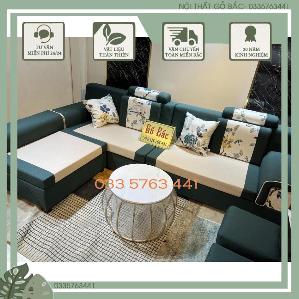 Sofa giá rẻ góc L kích thước 2m4x1m6 với vô vàn màu sắc lựa chọn, ảnh thật kèm video