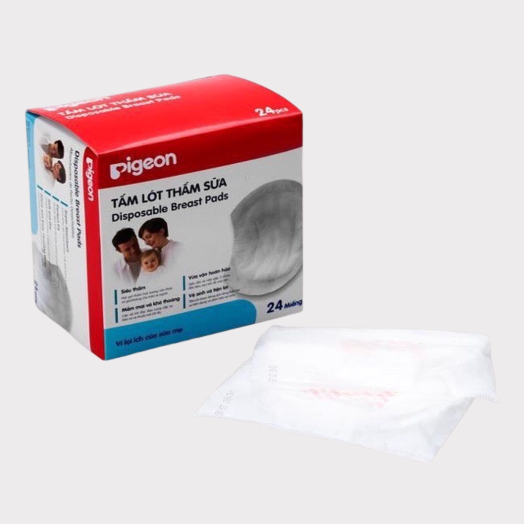 Miếng Lót Thấm Sữa Pigeon PP Bởi Ấm Baby Cao Cấp Thoải Mái, An Toàn Tiện Dụng Cho Mẹ Ấm Gift Decor