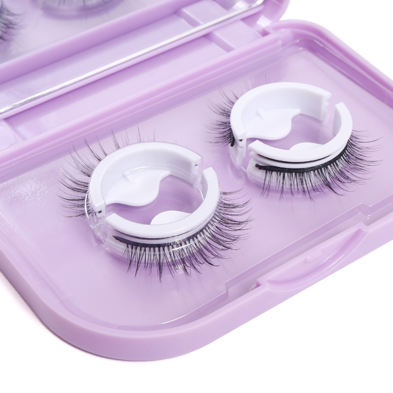 Set 2 Cặp Lông Mi Giả Tự Dính Không Dùng Keo Dán Mi Giả YOUYO