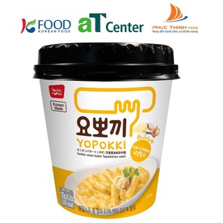 [XỐT BƠ HÀNH] Bánh Gạo Young Poong Topokki Vị Xốt Bơ Hành Nhập Khẩu Hàn Quốc Dạng Ly (120g/ly)