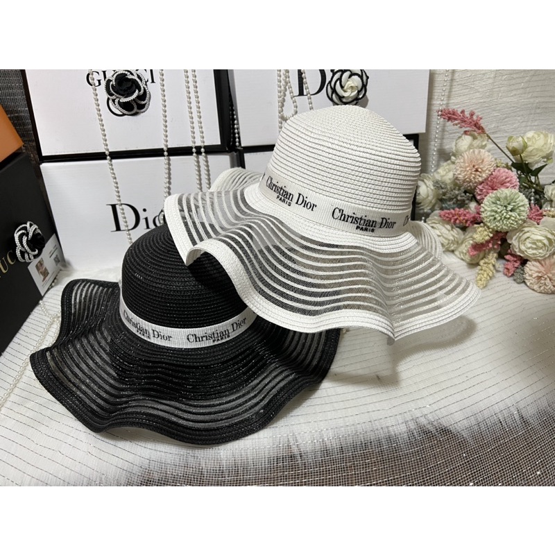 Mũ Cói thời trang đi biển Vành Rộng Mũ đẹp sang trọng