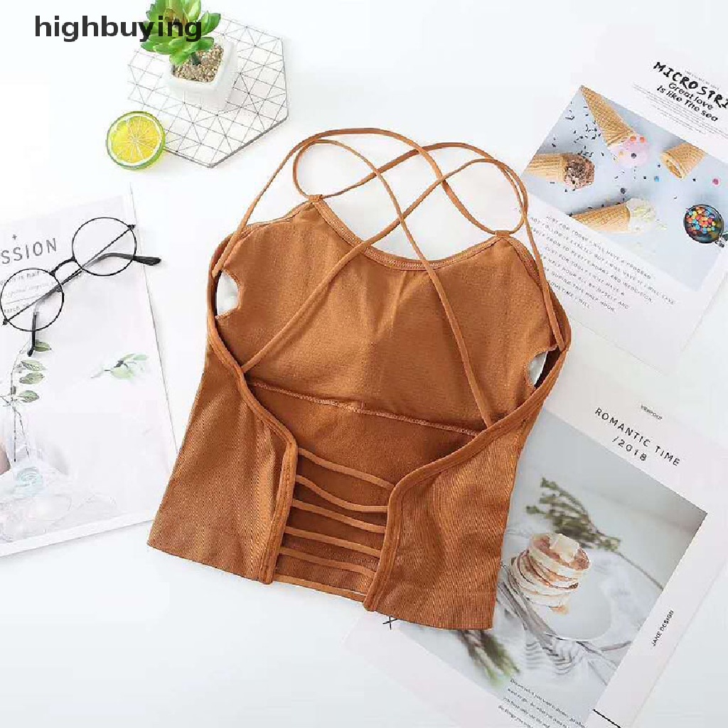 Áo Lửng Không Tay Hở Lưng Gợi Cảm Dành Cho Nữ