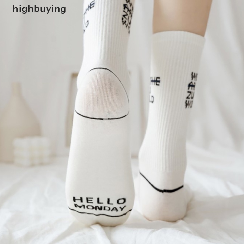 Đôi Vớ Cotton Phong Cách Hip Hop Đường Phố Hàn Quốc 1997 Cho Nữ