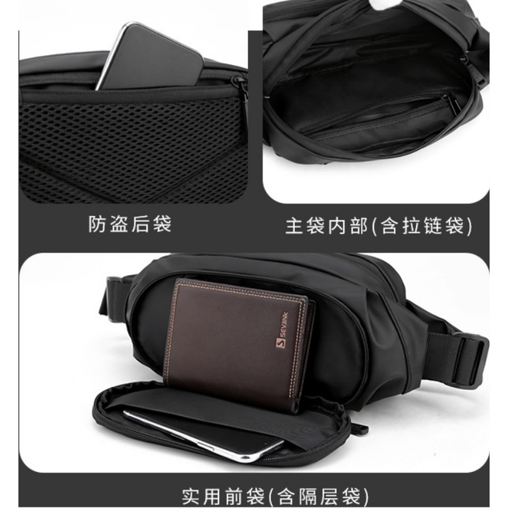 Túi Thể Thao Đeo Hông Nhiều Ngăn Chống Thấm Nước Cho Nam